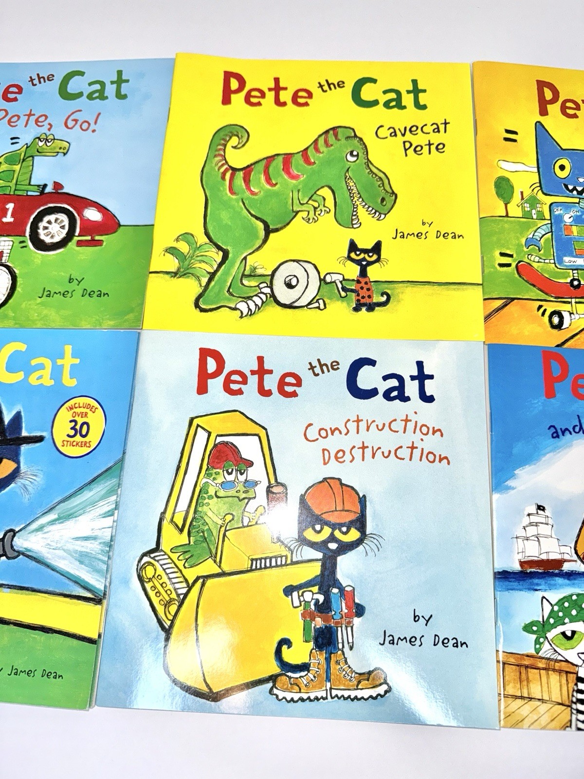 Pete The Cat Books, 6 Books, I Can Read Phonics Books