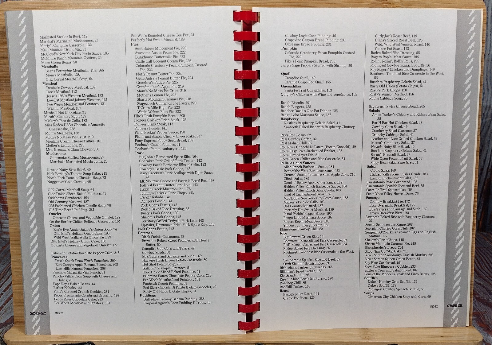 The All-American Cowboy Cookbook by Ken Beck & Jim Clark (1995, Spiral)