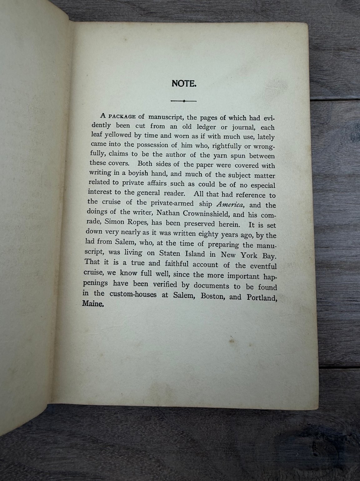 Armed Ship America James Otis 1900 1st Ed Illustrated Maritime Adventure Dana