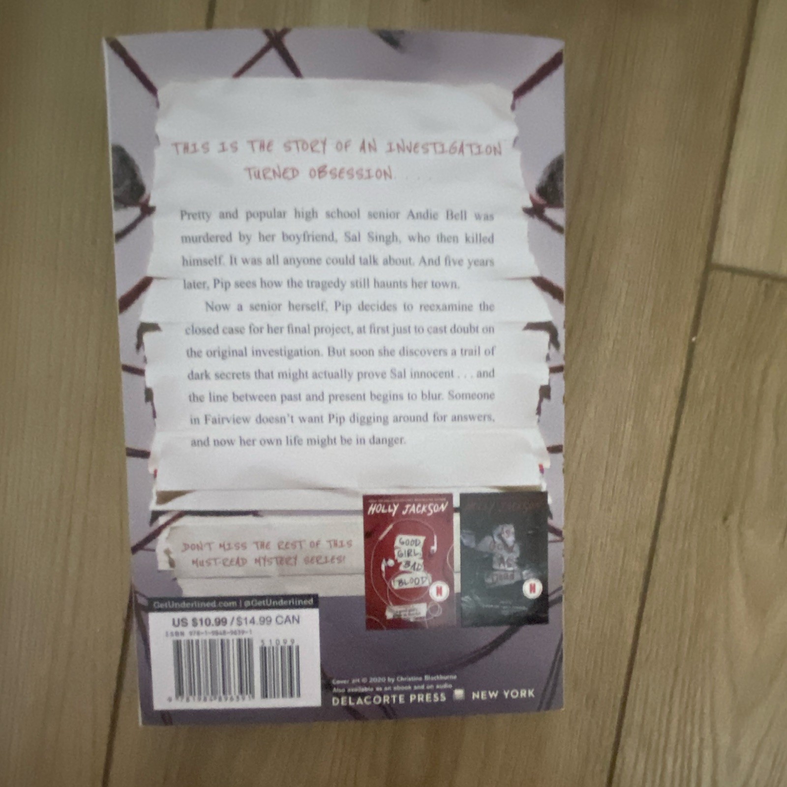 A Good Girl’s Guide to Murder Holly Jackson Paperback Mystery Netflix