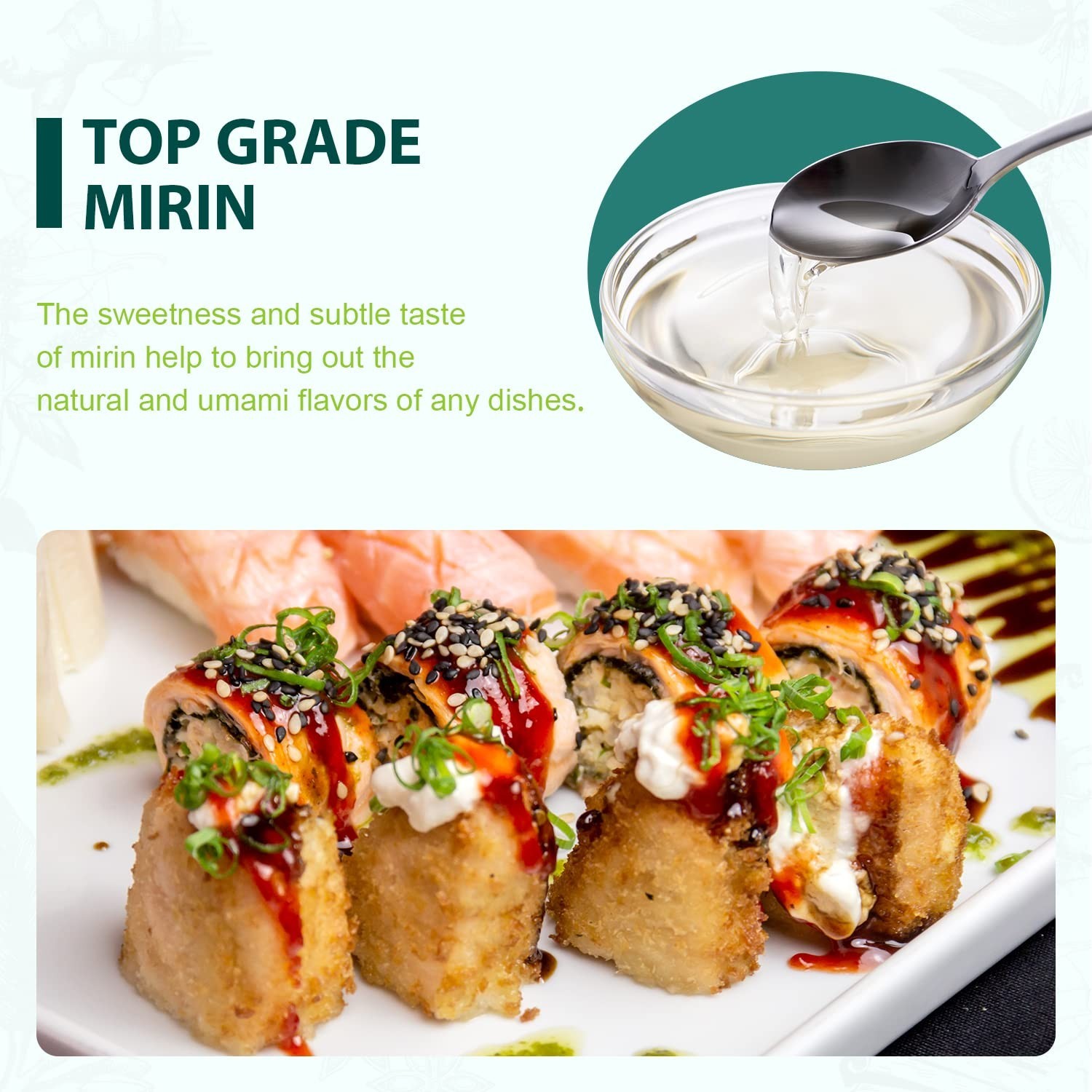 Authentic Mirin Cooking Wine, 16.9 fl oz—Sweet Rice Wine for Sauces & Marinades