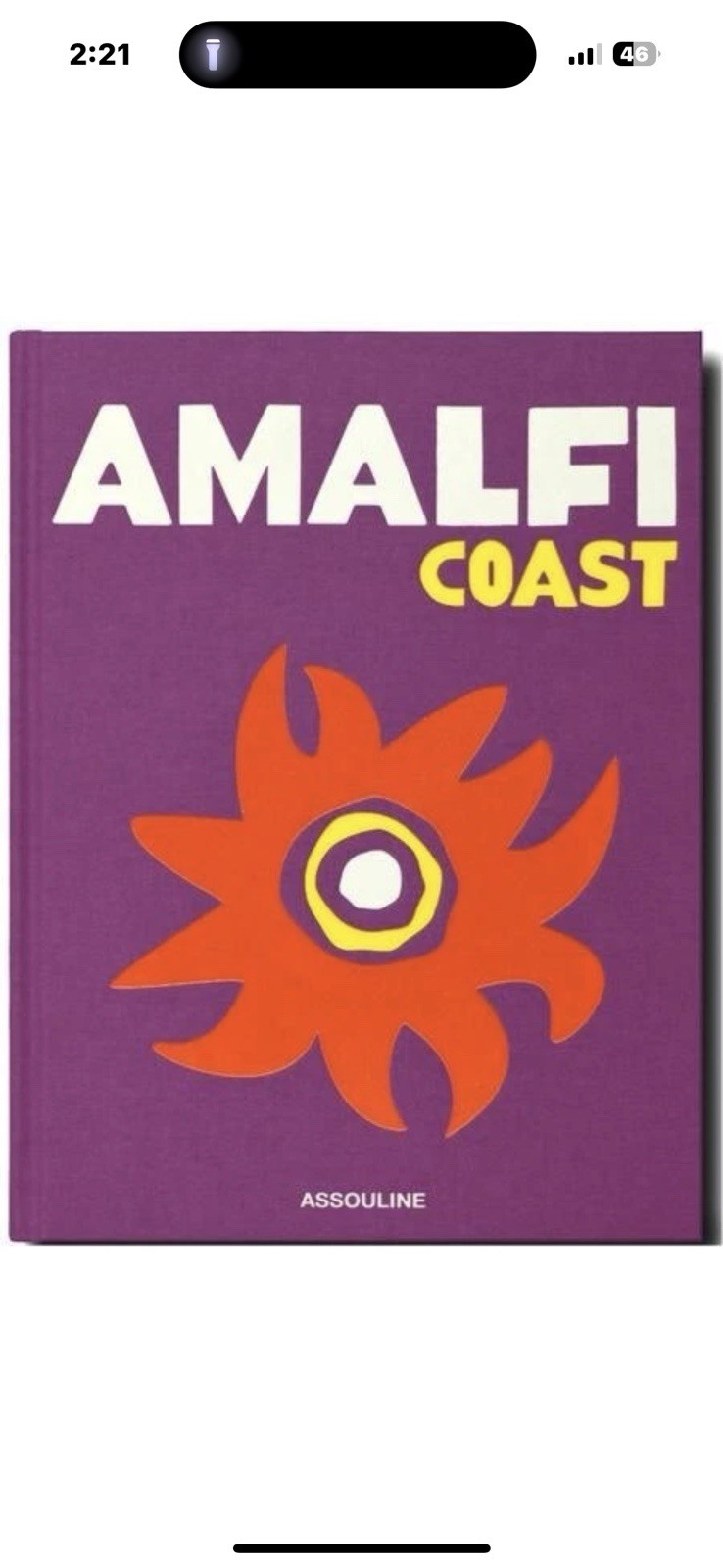 Assouline AMALFI COAST Coffee Table Book 9781614289197 Damaged see photos