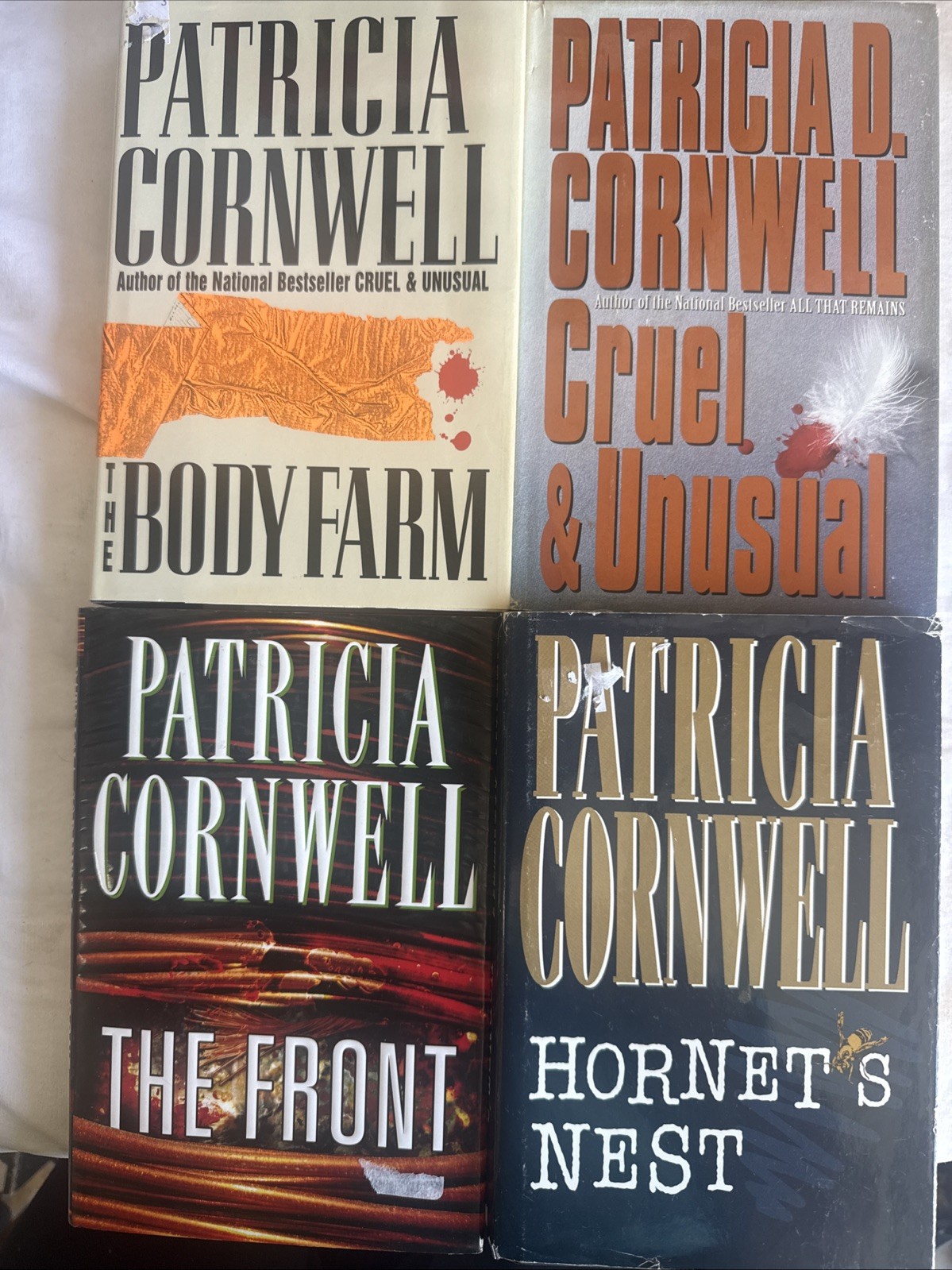 Patricia Cornwell Lot of 16 Hardcover Books Kay Scarpetta Mystery Series