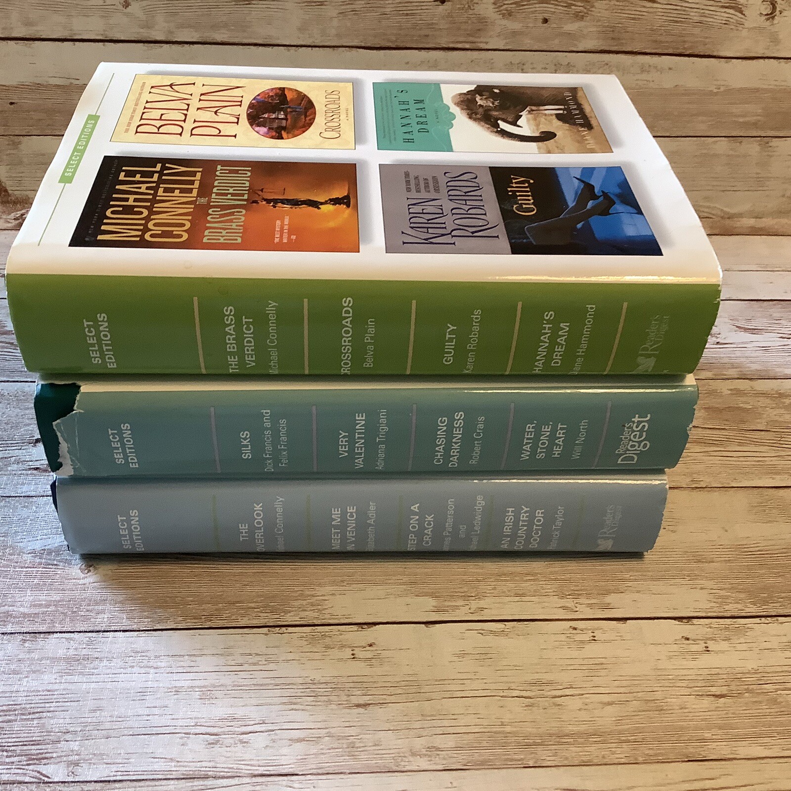 Reader’s Digest Select Editions Hardcover Suspense Romance Crime 12 Books In 3