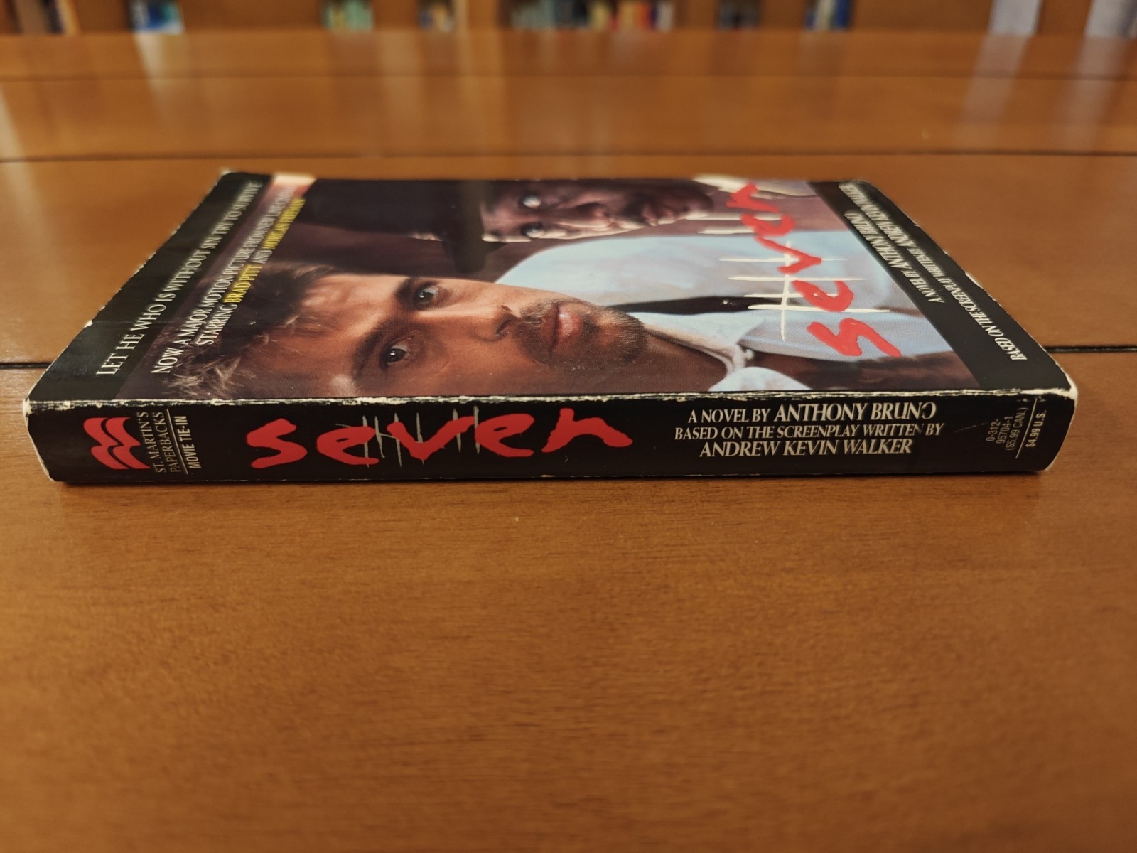 Seven by Anthony Bruno – Paperback Movie Novelization
