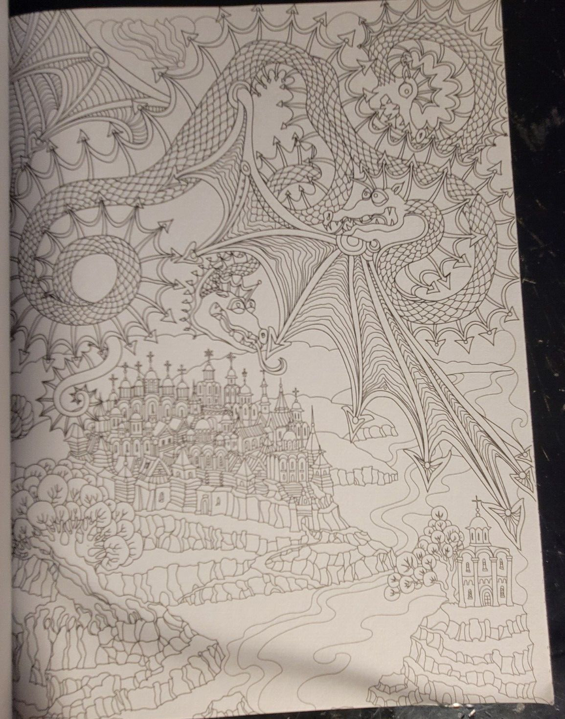 COLORING MYTH & MAGIC Vol 3 Adult Coloring Book With 47 Prints Ready To Frame