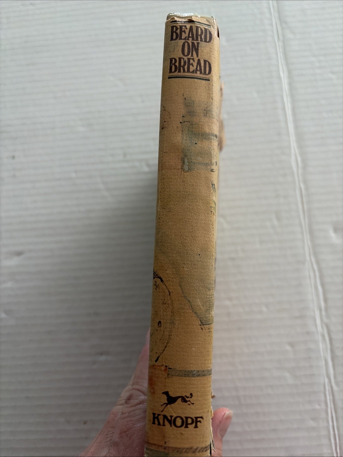 Beard on Bread Signed By James Beard 5th Printing 1974 Rolls Flat HC DJ