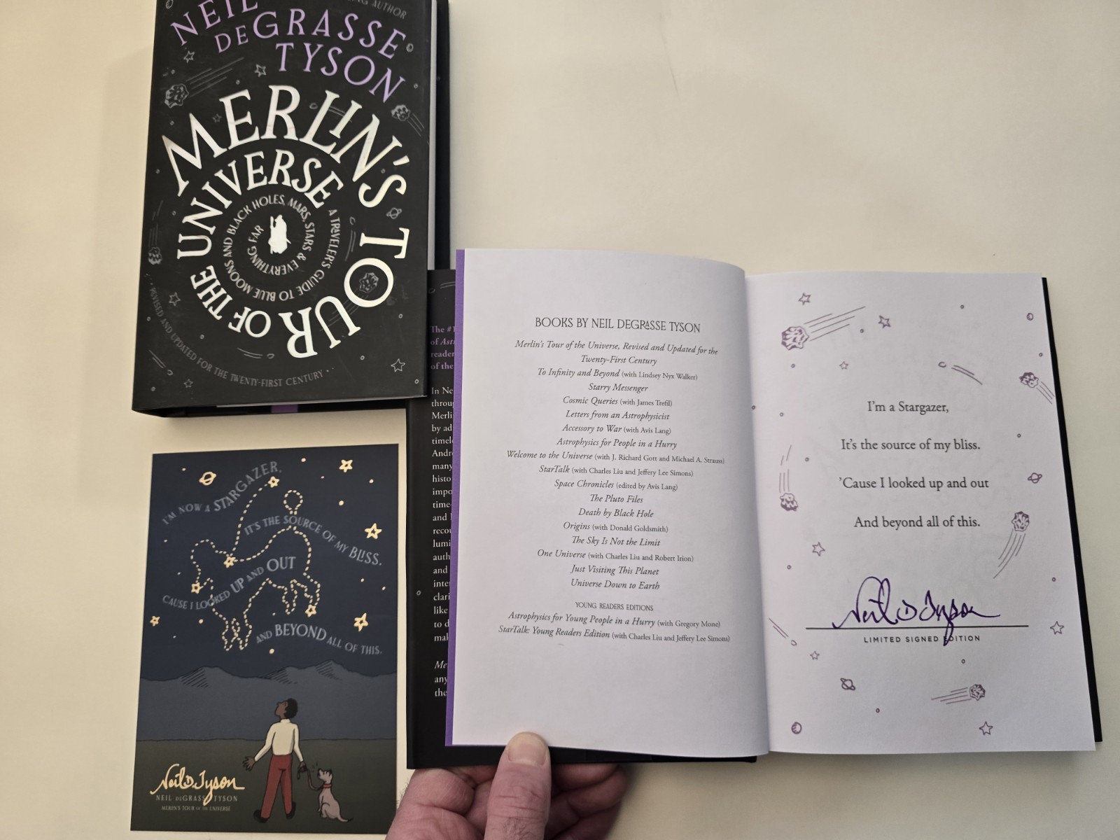 Signed Special Edition- Merlin’s Tour of the Universe by Neil Degrasse Tyson
