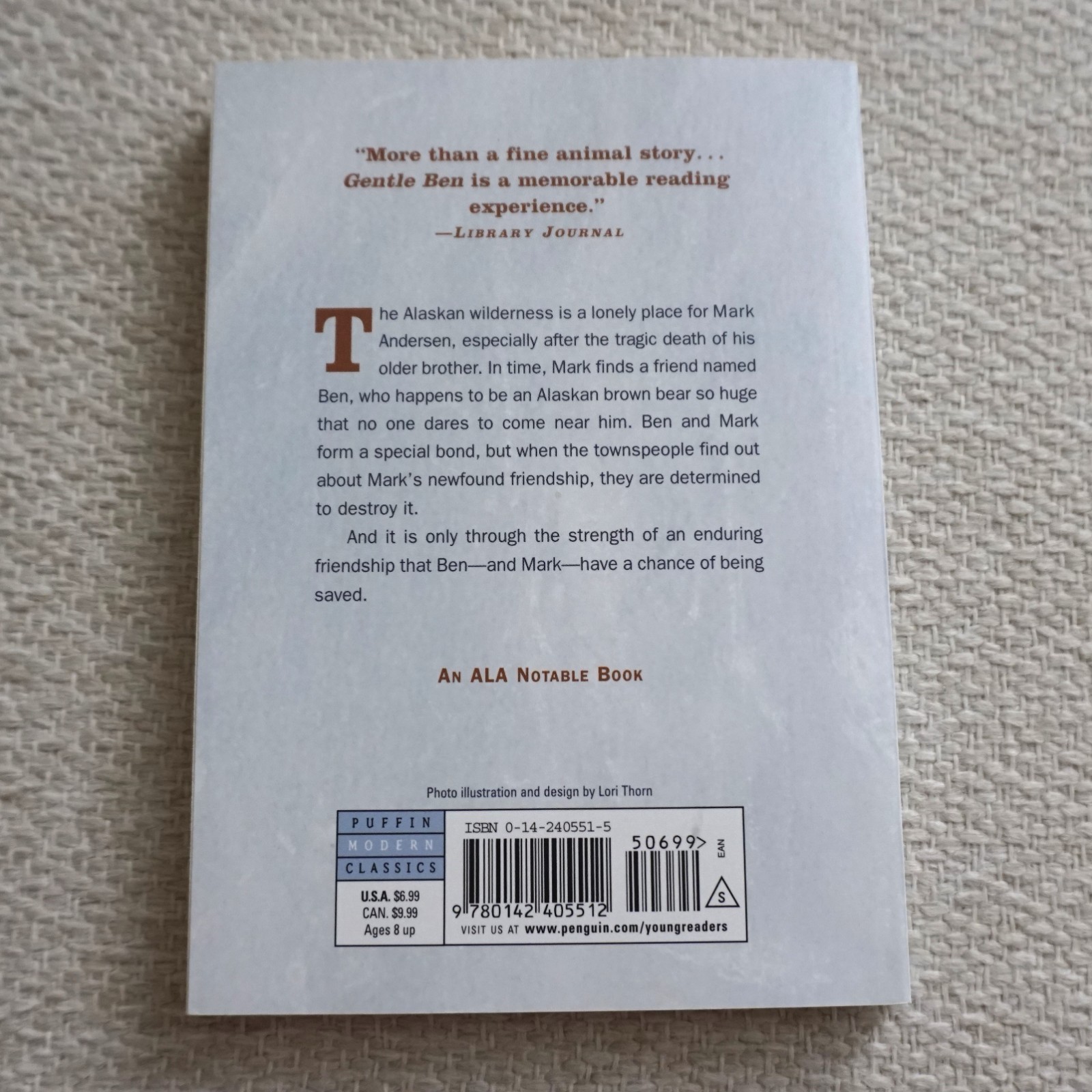Gentle Ben by Walt Morey Paperback Puff Modern Classics 191 Pages