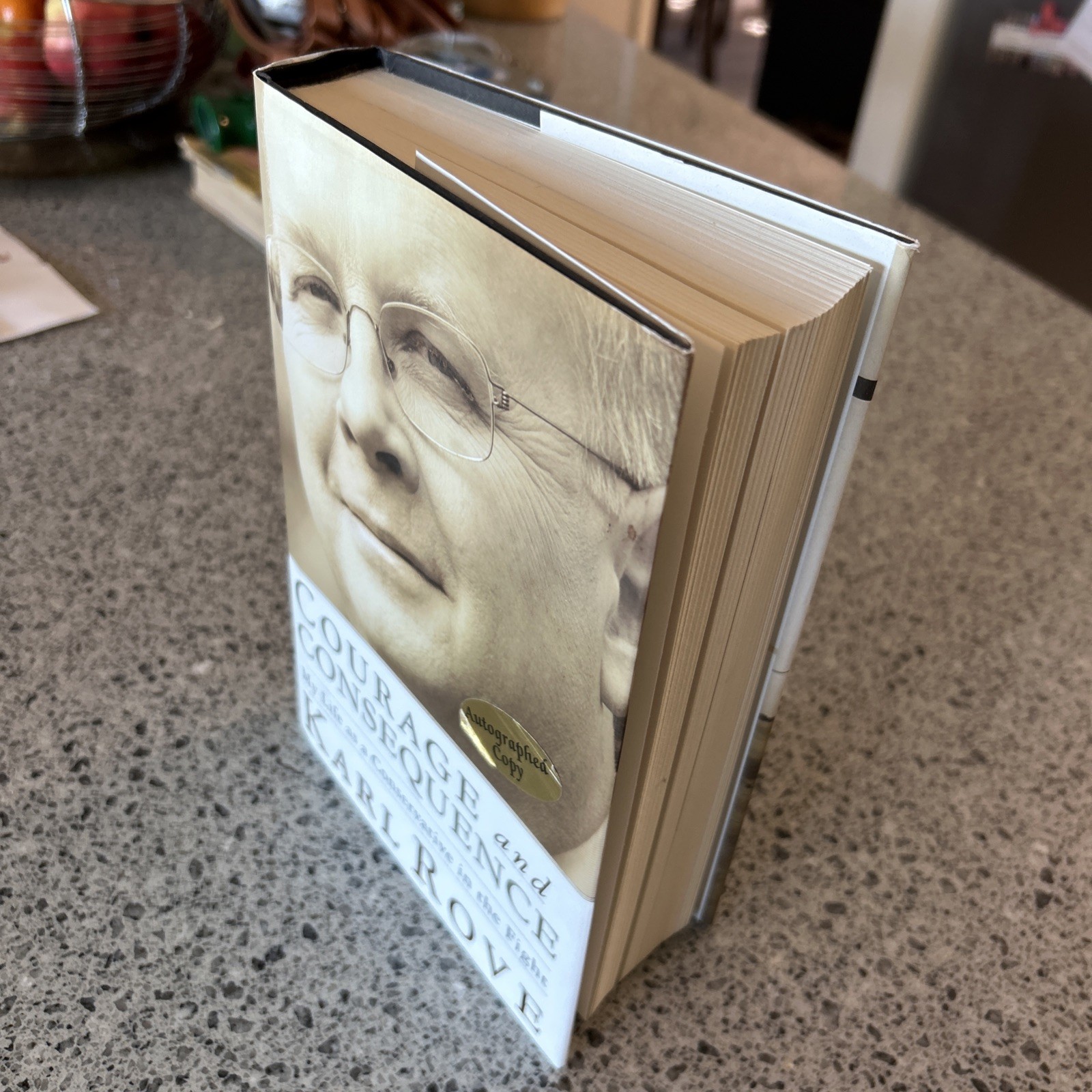 SIGNED By Karl Rove ~ Courage And Consequence ~ 1st Ed /printng 2010 Hardcover
