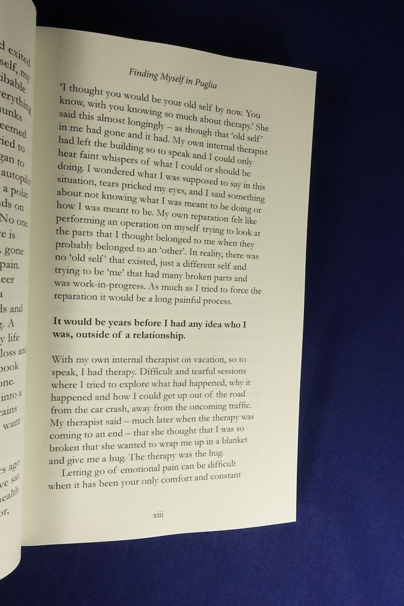 FINDING MYSELF IN PUGLIA Laine Brown ITALY TRAVEL BOOK