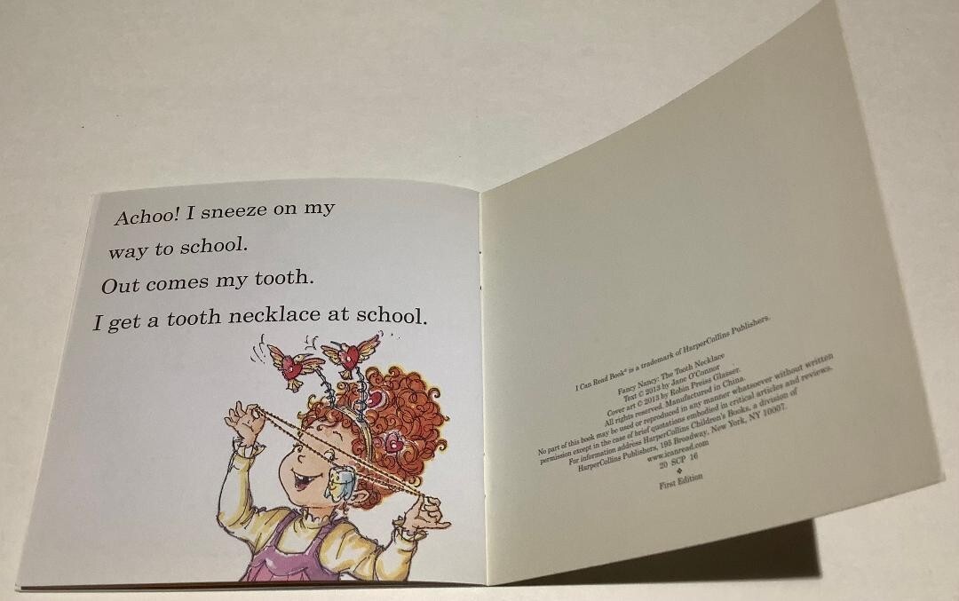 Set of 5 Fancy Nancy I can Read Phonics Paperback Books 8-12 2013