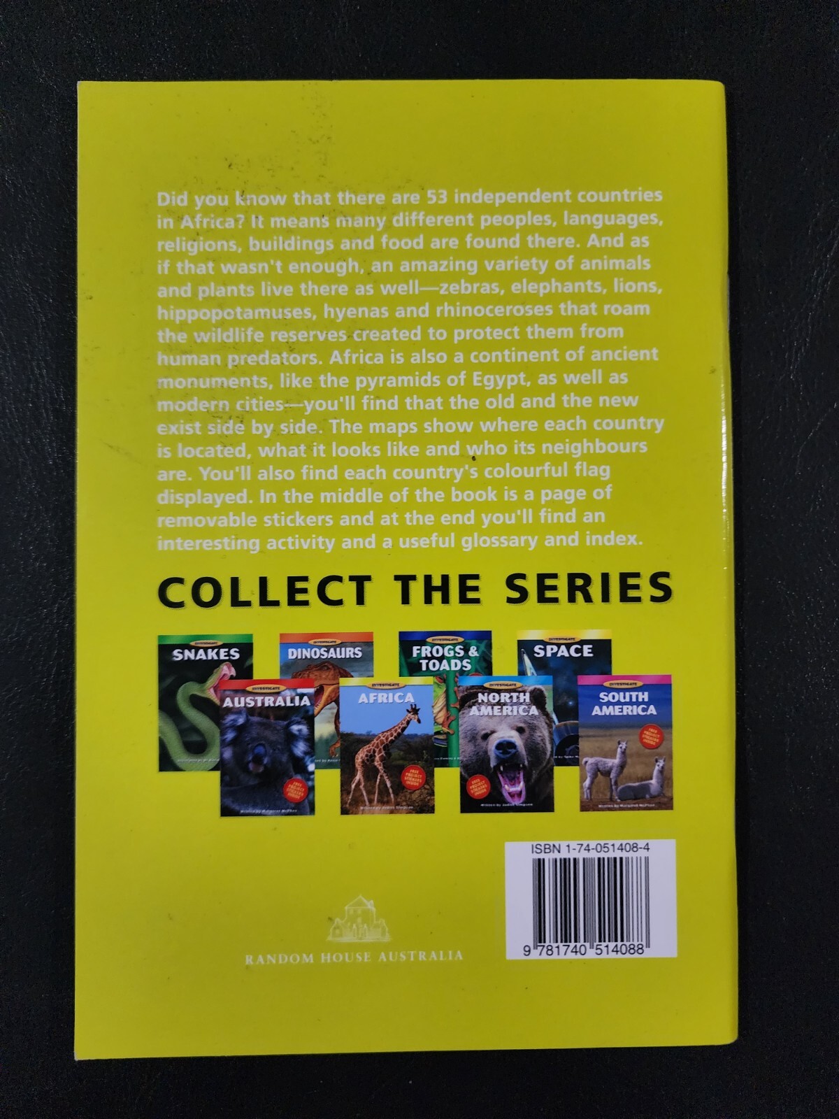Africa (Investigate Series) by Judith Simpson – Paperback