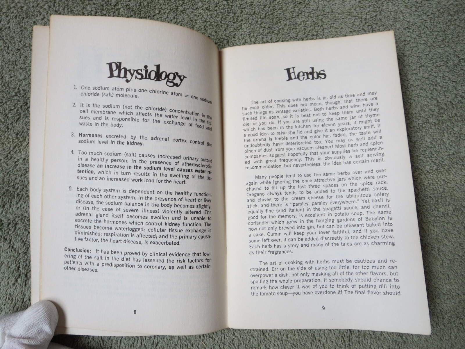 VINTAGE: 1971 Salt-Free Cookery Cookbook