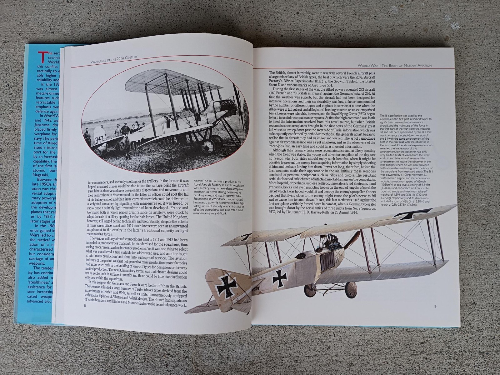 Warplanes of 20th Century by Christopher Chant HC/DJ 1996