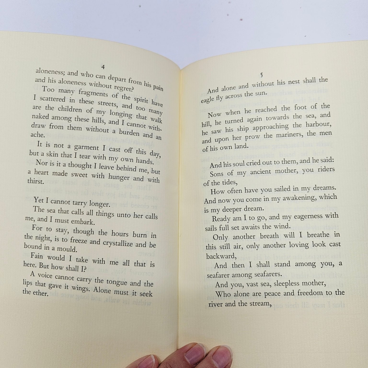 The Prophet by Kahlil Gibran 1982 Illustrated Borzoi Book HCDJ