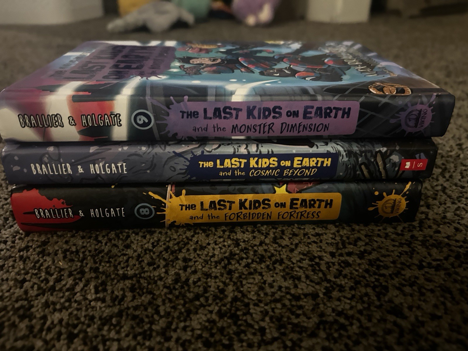 Last Kids on Earth Lot 3 HC Books 5 6 8 Cosmic Beyond Fortress