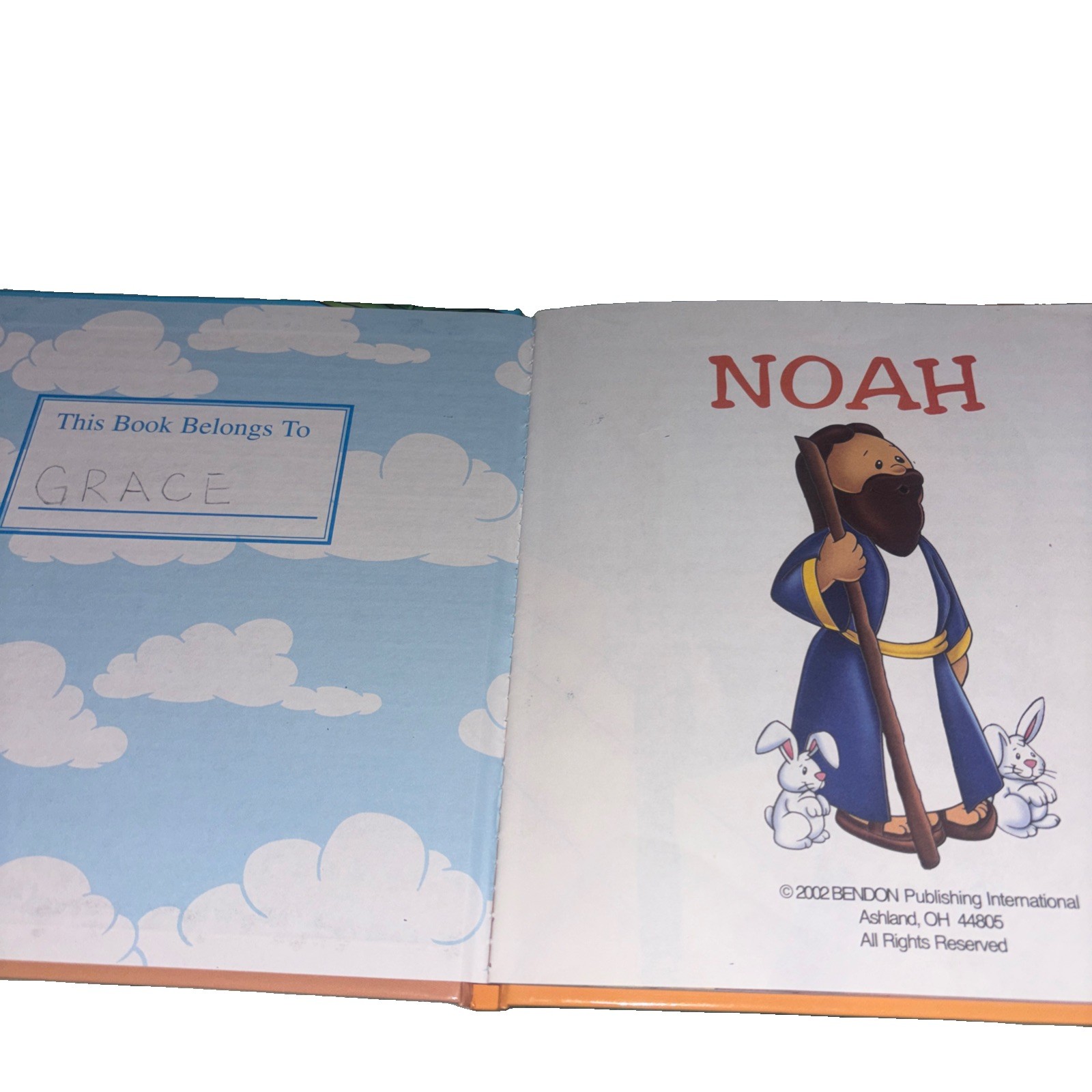 NOAH by Bendon Publishing International Bible Story Thailand 2002 HC Vintage