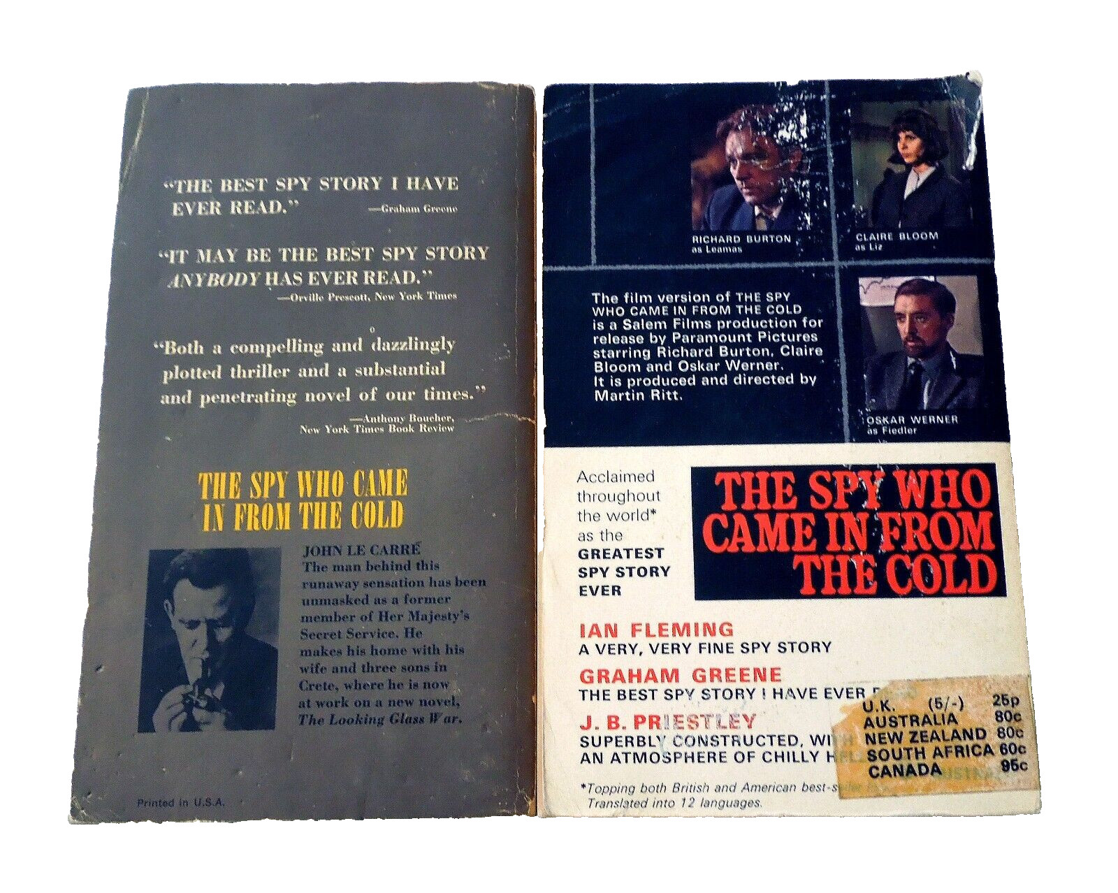 12-book Lot of Vintage Action, Thriller & Suspense: 007, UNCLE, Alfred Hitchcock