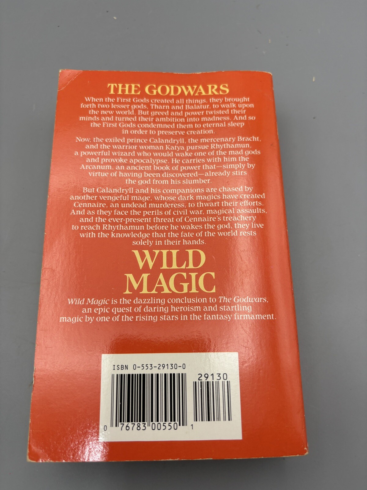 Wild Magic (The Godwars, Book 3) – Mass Market Paperback By Wells, Angus – GOOD