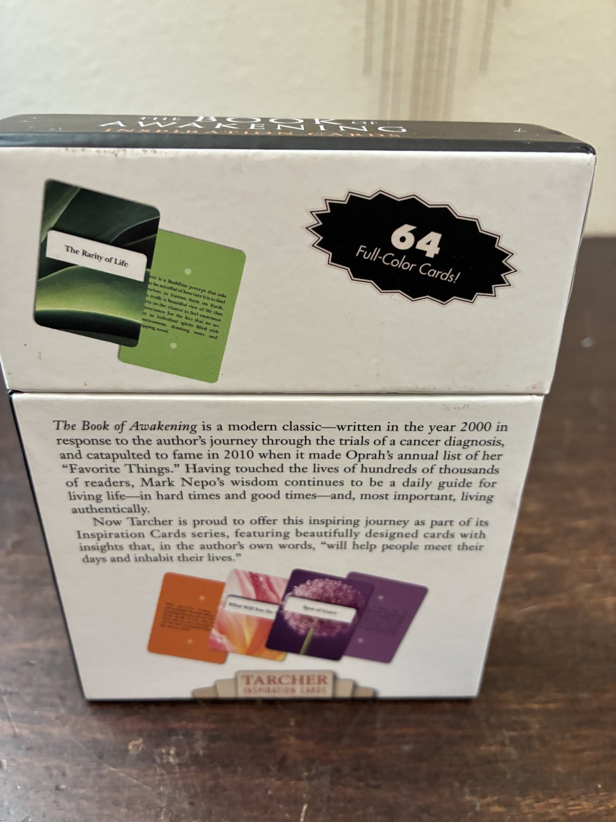 Book of Awakening Inspiration Cards by Mark Nepo (2013, Cards,Flash Cards)