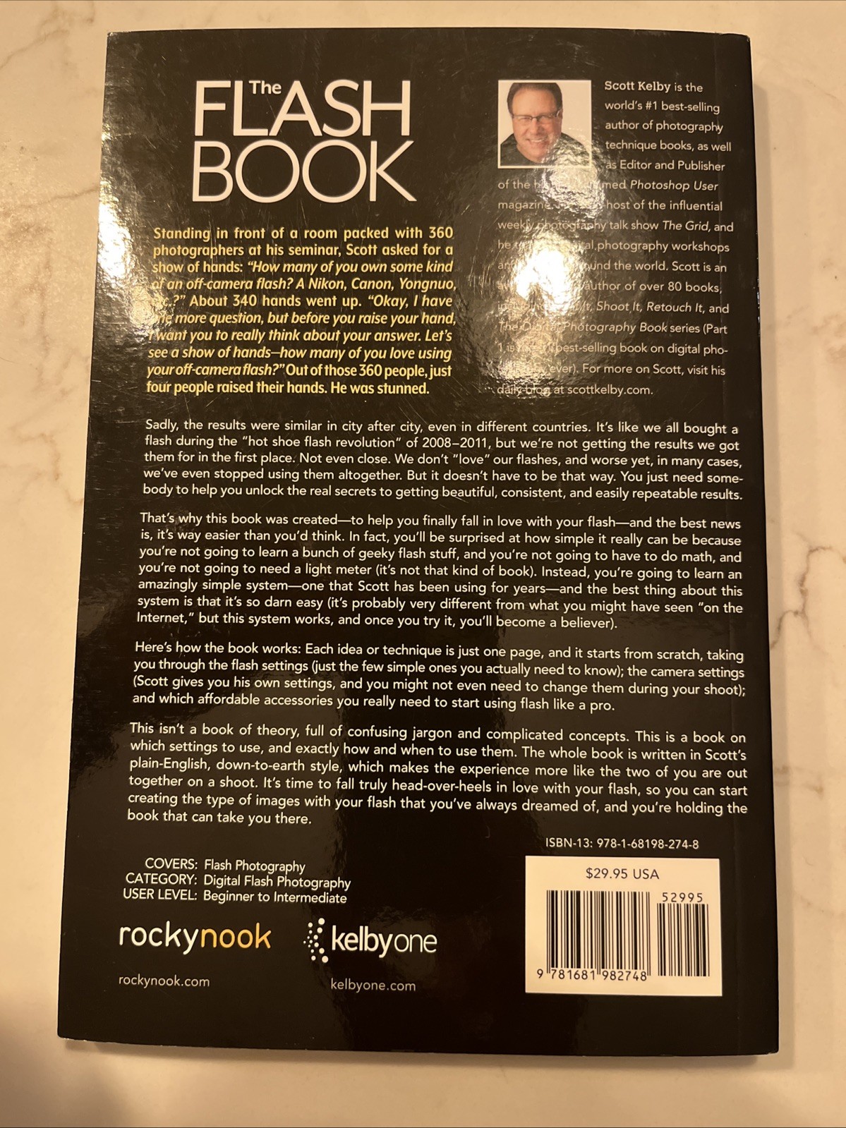 The Flash Book: How To Fall Hopelessly In Love W/ Your Flash By S. Kelby SC New