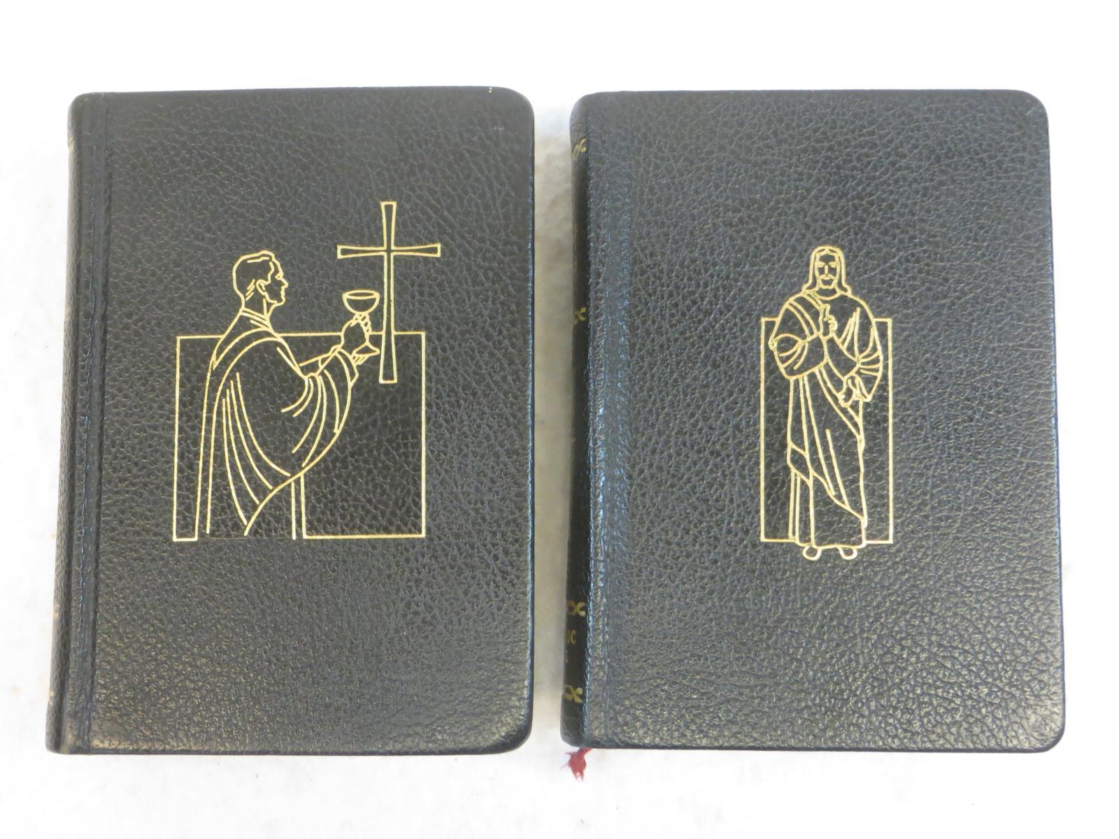 Lot 2 THE LIFE OF CHRIST & THE CATHOLIC MISSAL 1958 The Catholic Press Leather