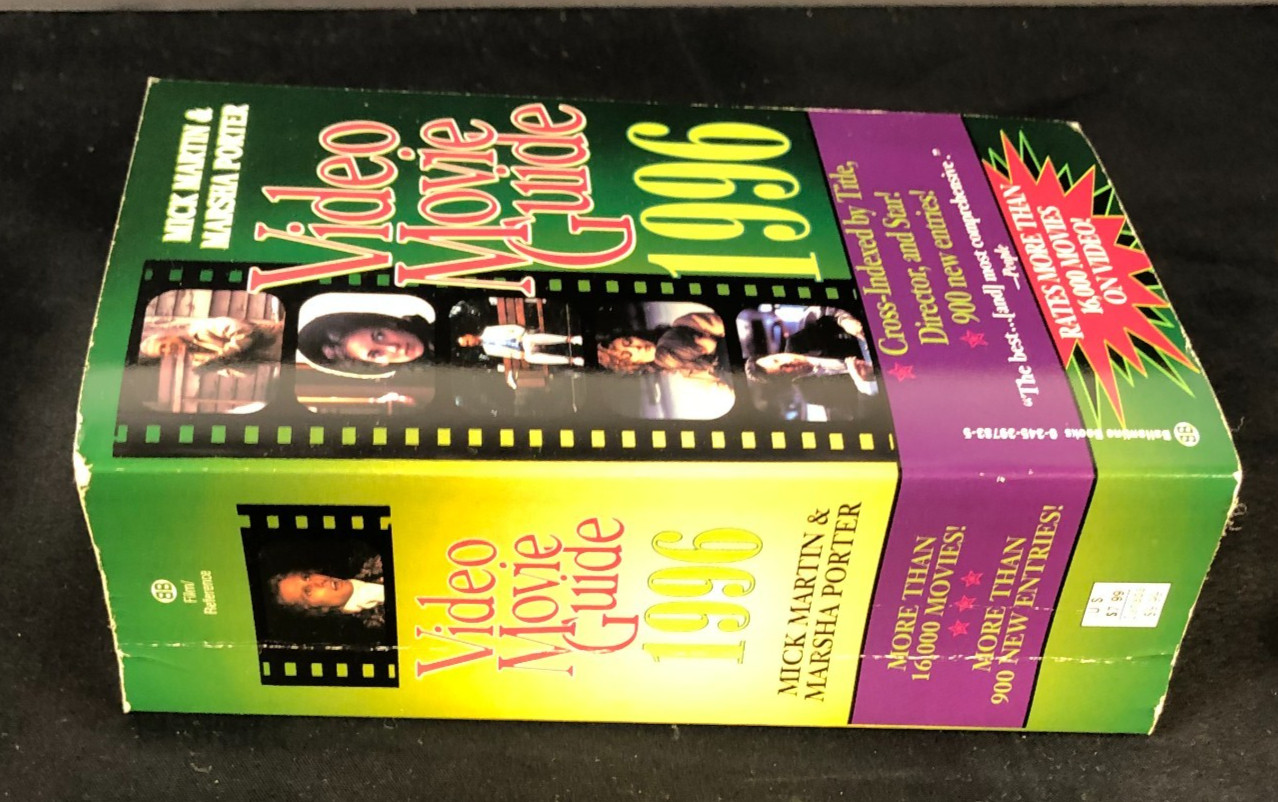 Video Movie Guide 1996 Paperback Marsha Porter Mick Martin