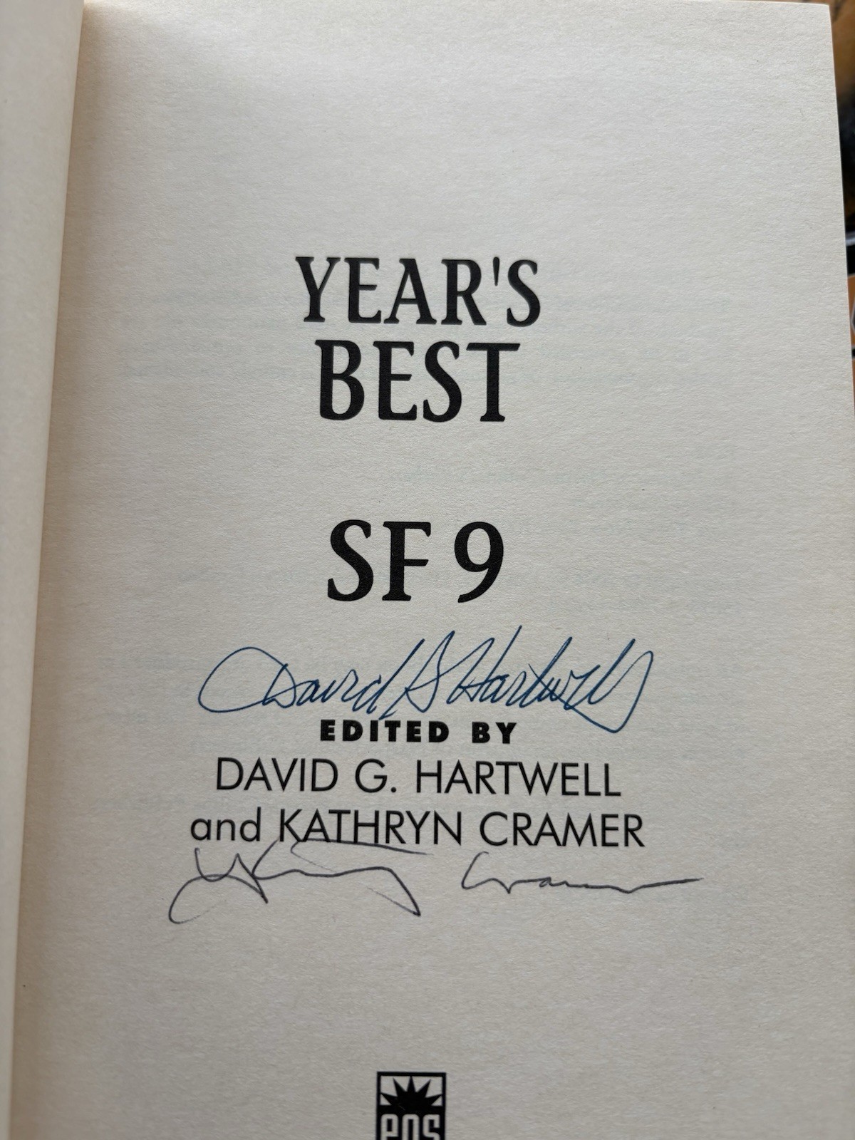 Years Best SF 1 2 3 4 5 6 7 8 9 10 11 12 13 David Hartwell Kathryn Cramer signed