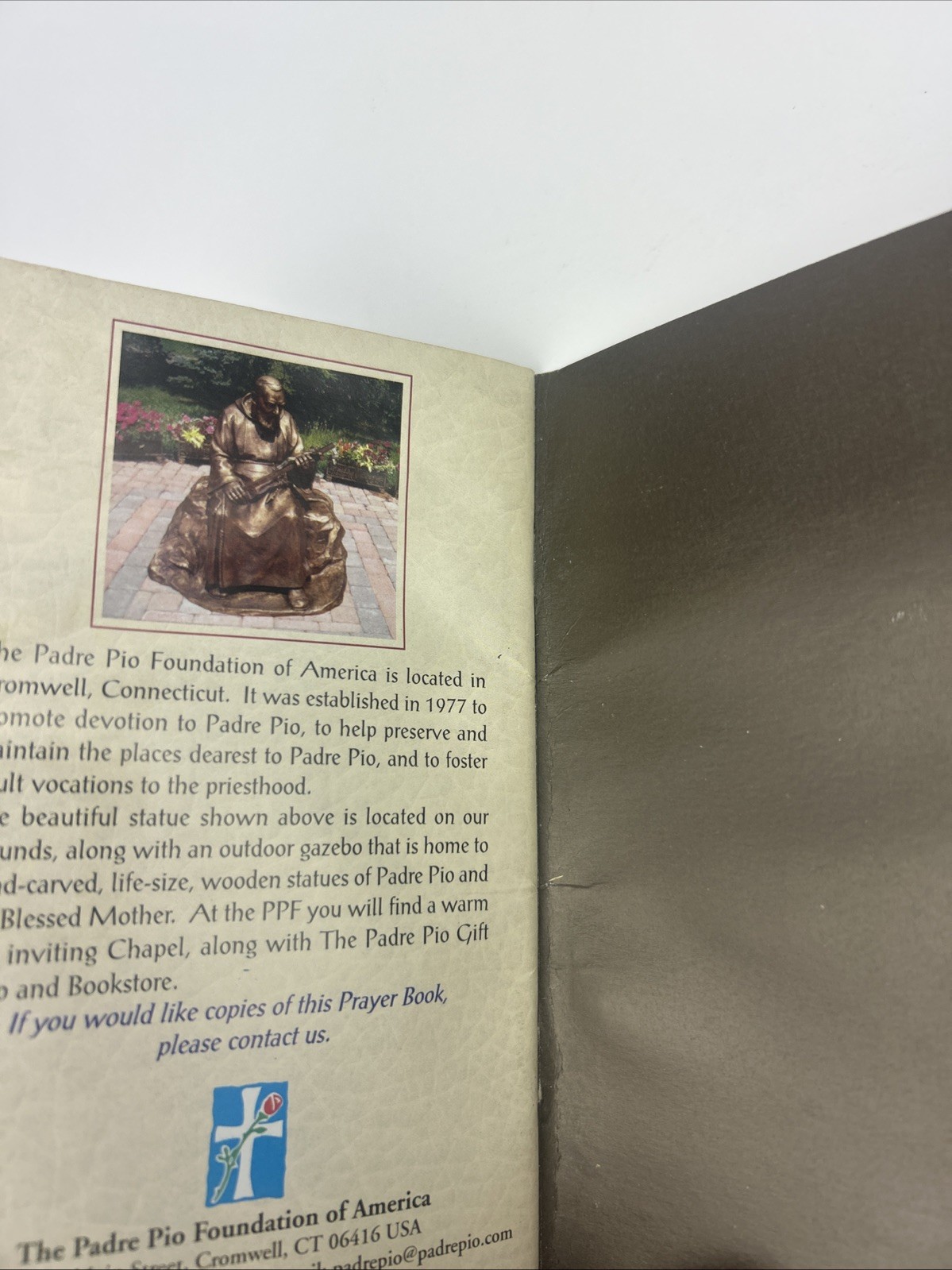 Vintage Lot Of 2 My Saint Pio Prayer Book Prayers from Padre Pio Foundation