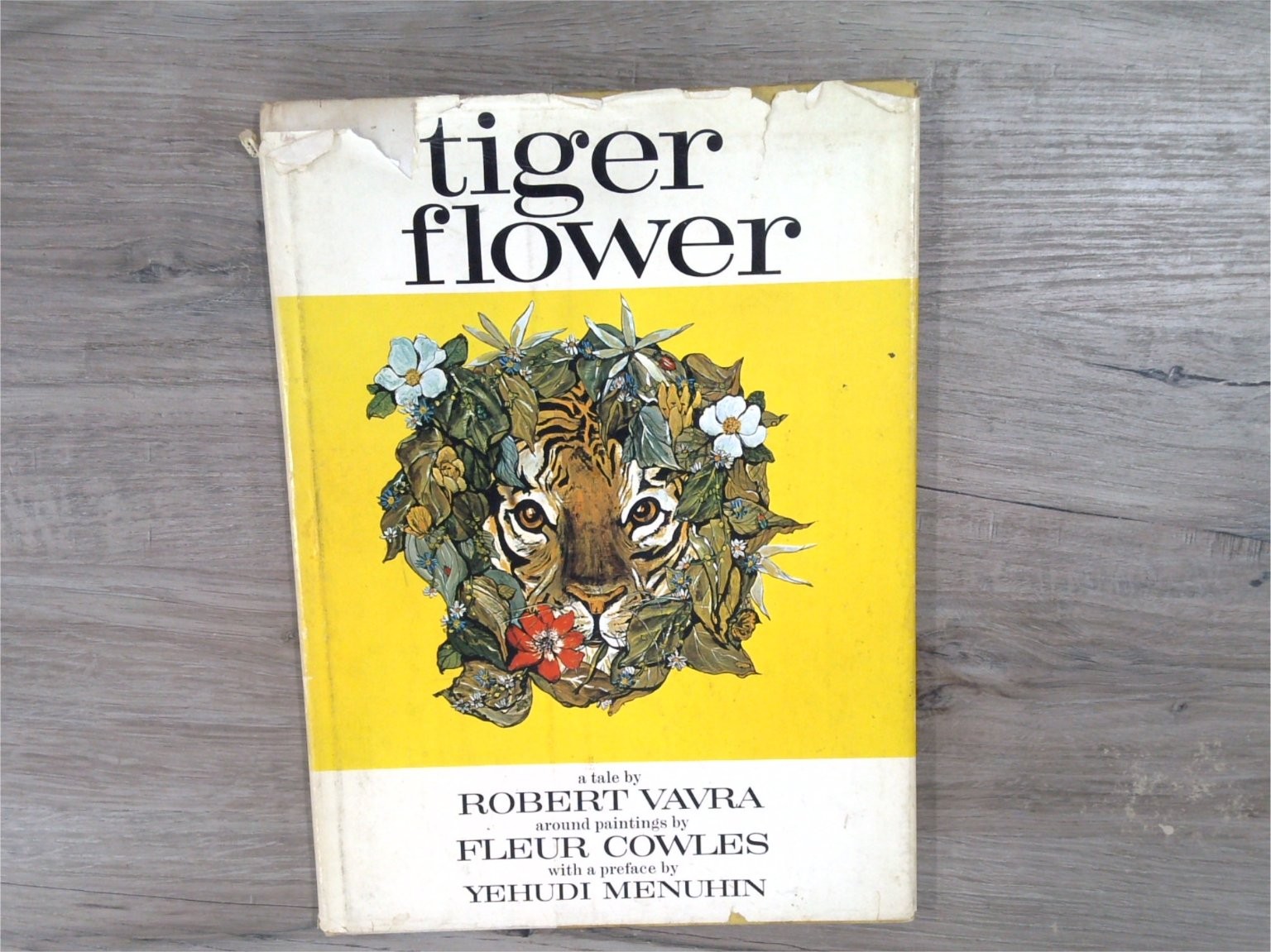Tiger Flower Robert Vavra 1969 First US Edition Illustrated Art Book