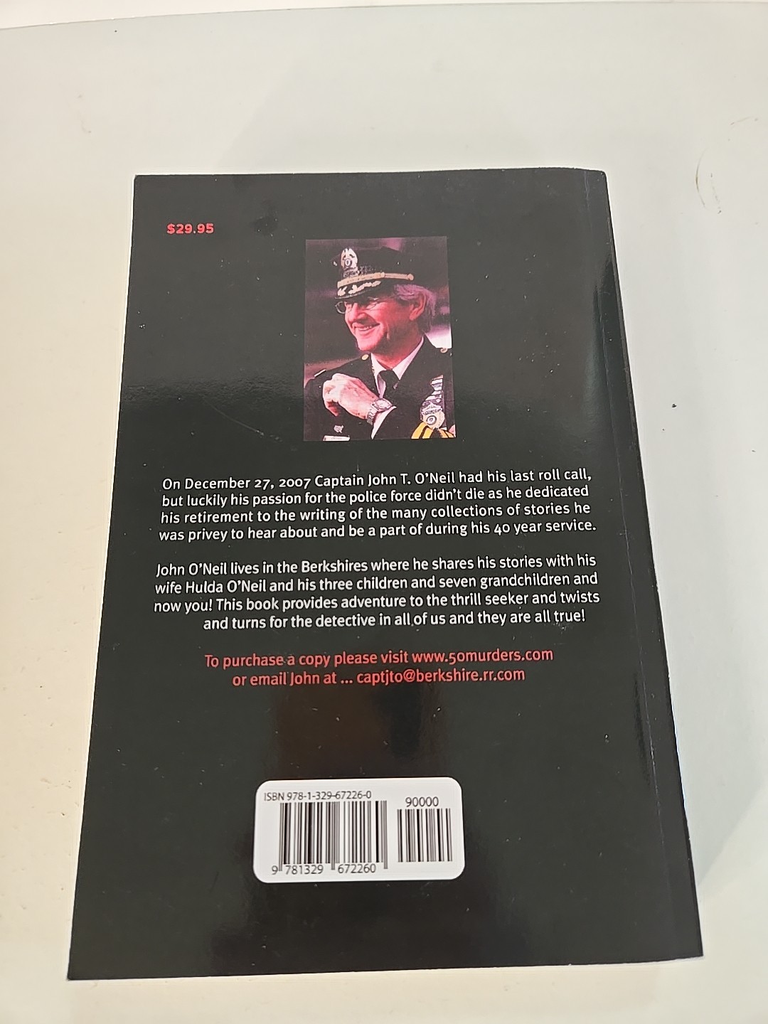 50 Murders – History of the Pittsfield Police by John O’Neil (2015, Trade…