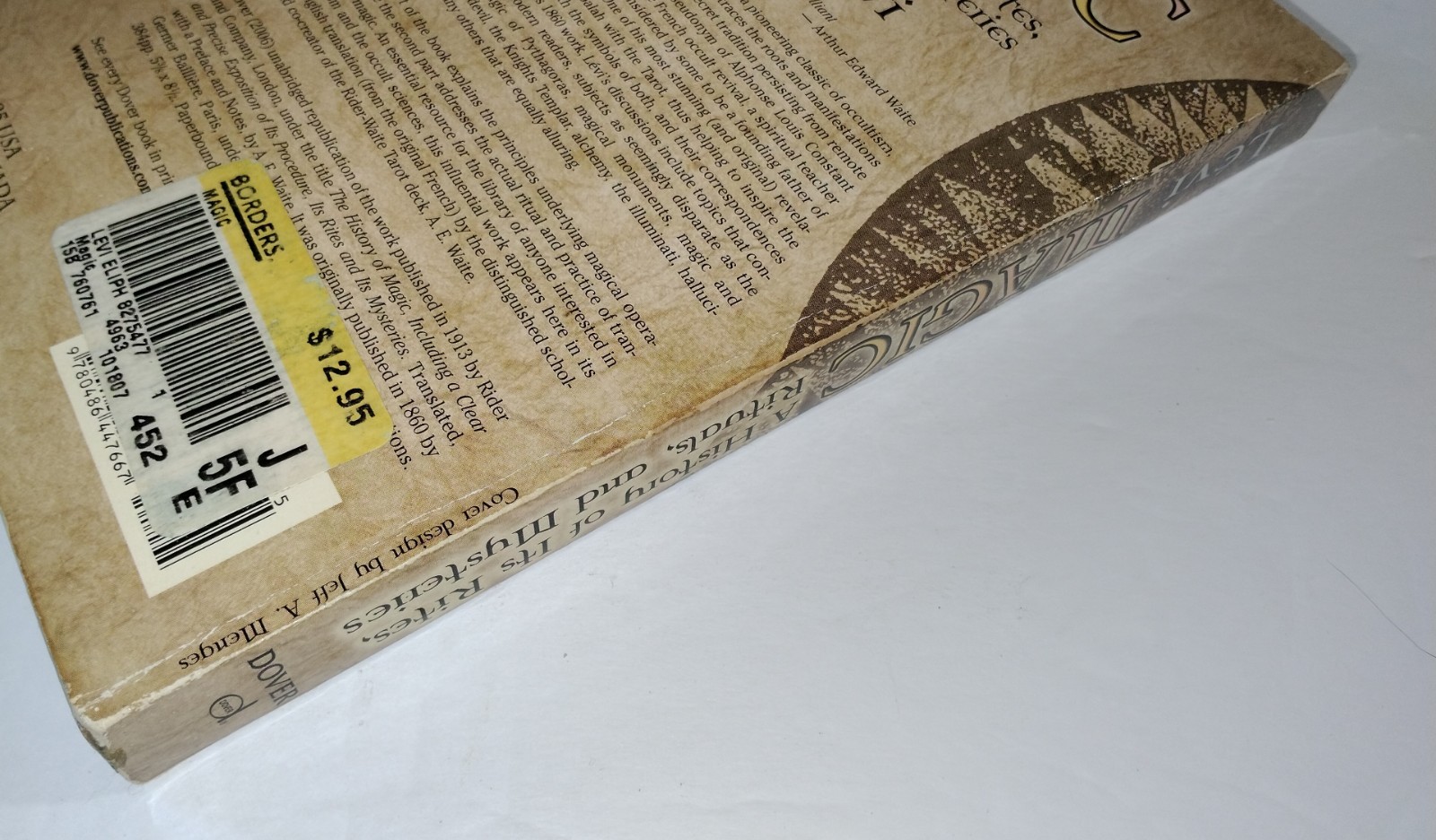 Magic A History of Its Rites Rituals and Mysteries Levi Dover 2006 PB