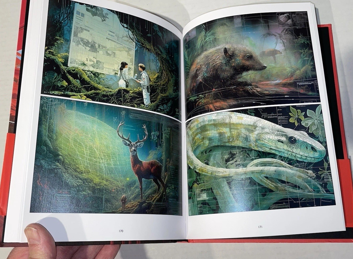 OutSide: Between Art and Hallucination by K Allado-McDowell 2023 HC Excellent