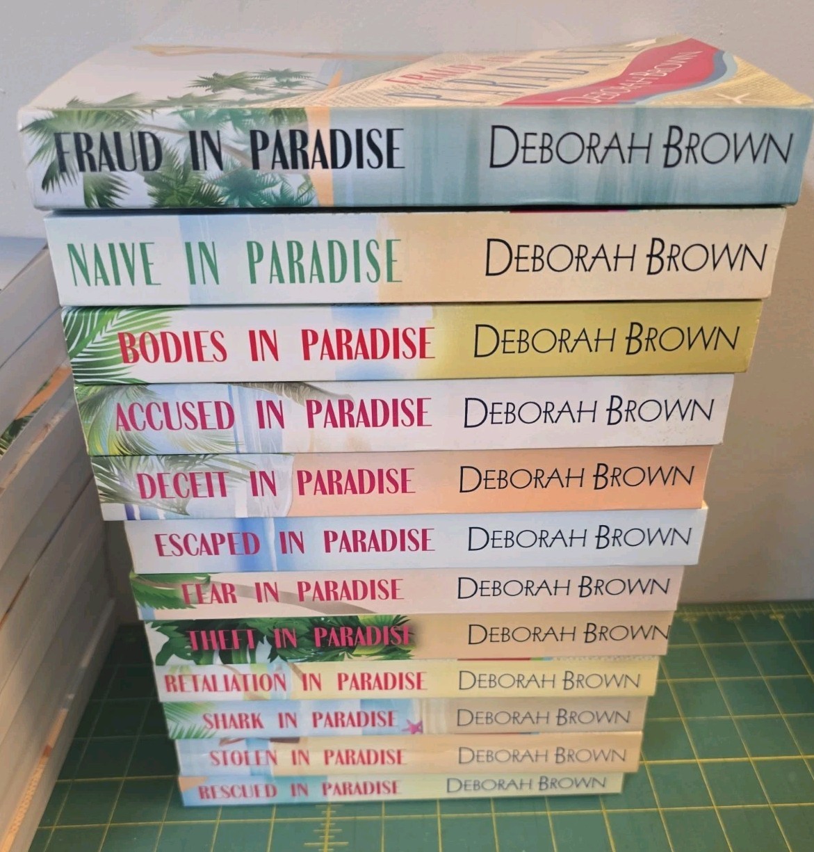 Lot of 32 PARADISE Books by Deborah Brown #1-32 Florida Keys Mystery Series