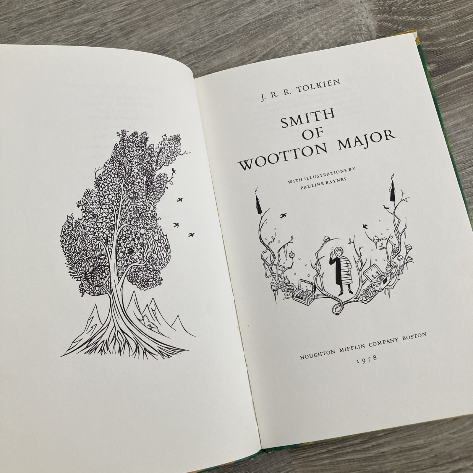 J.R.R.Tolkien Smith of Wootton Major US 1st Print Hardcover 1978 Pauline Baynes