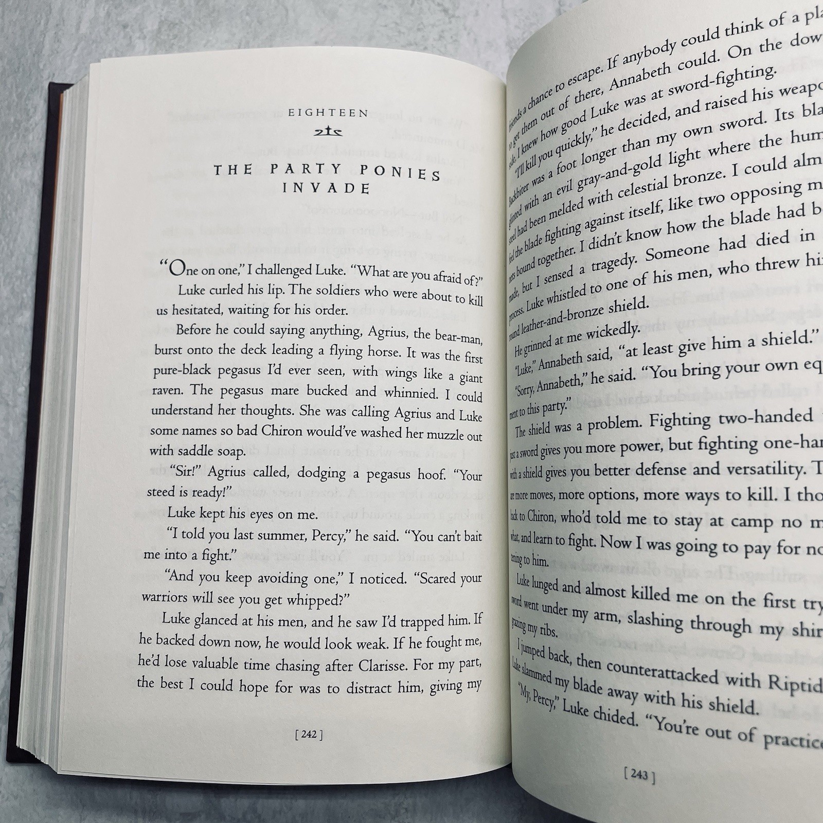 The Sea of Monsters Rick Riordan 1st Edition 4th Print Hardcover Percy Jackson