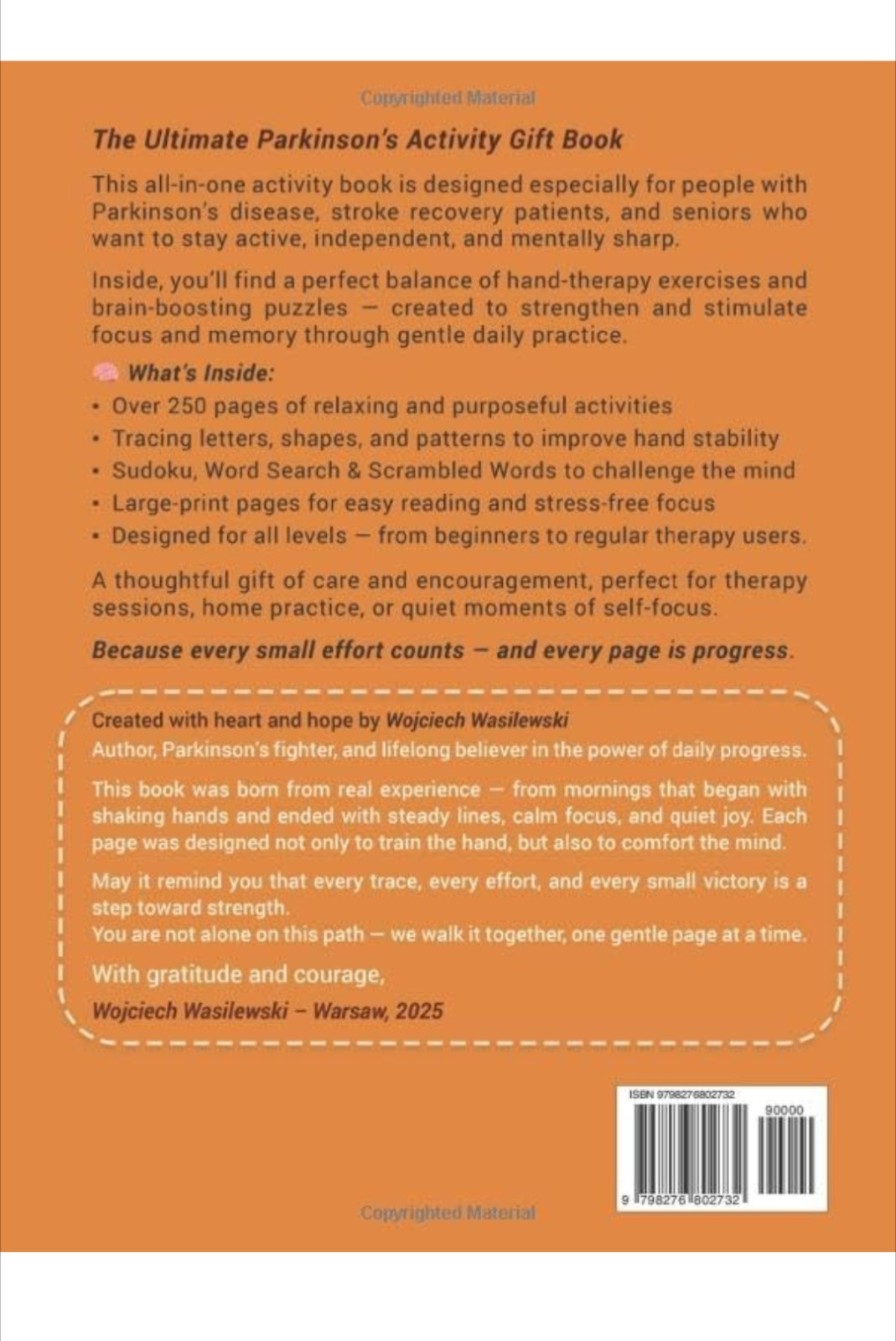 The Ultimate Parkinson’s Activity Gift Book: 250 Pages of Tracing, Sudoku, Word