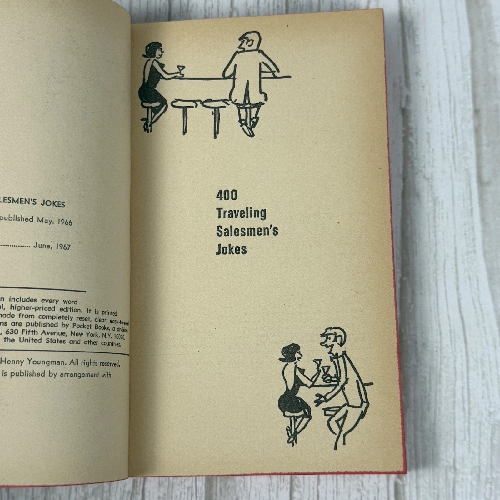HENNY YOUNGMAN’S 400 TRAVELING SALESMEN’S JOKES – SEXY, BRASH, RISQUE PB 1967