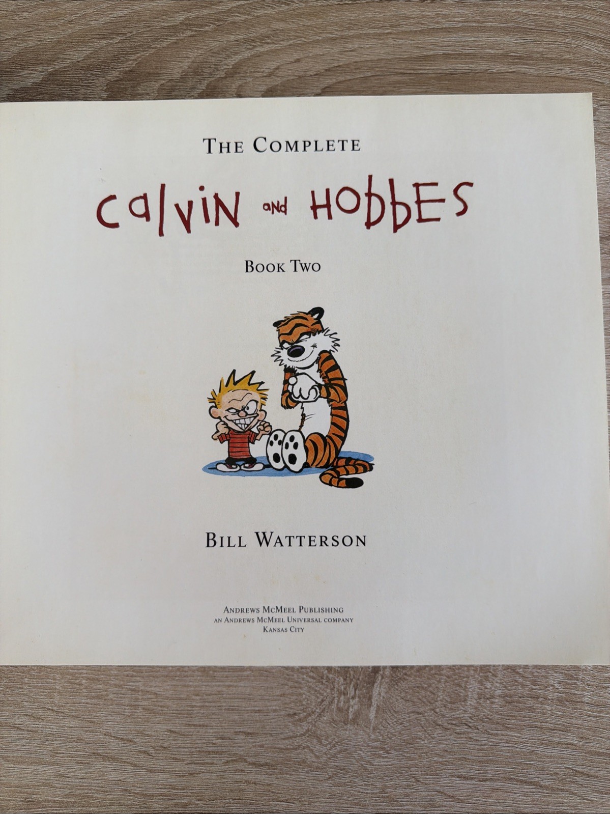 Calvin and Hobbes by Bill Watterson (2005, Hardcover) BOOK 2 ONLY 1st Ed