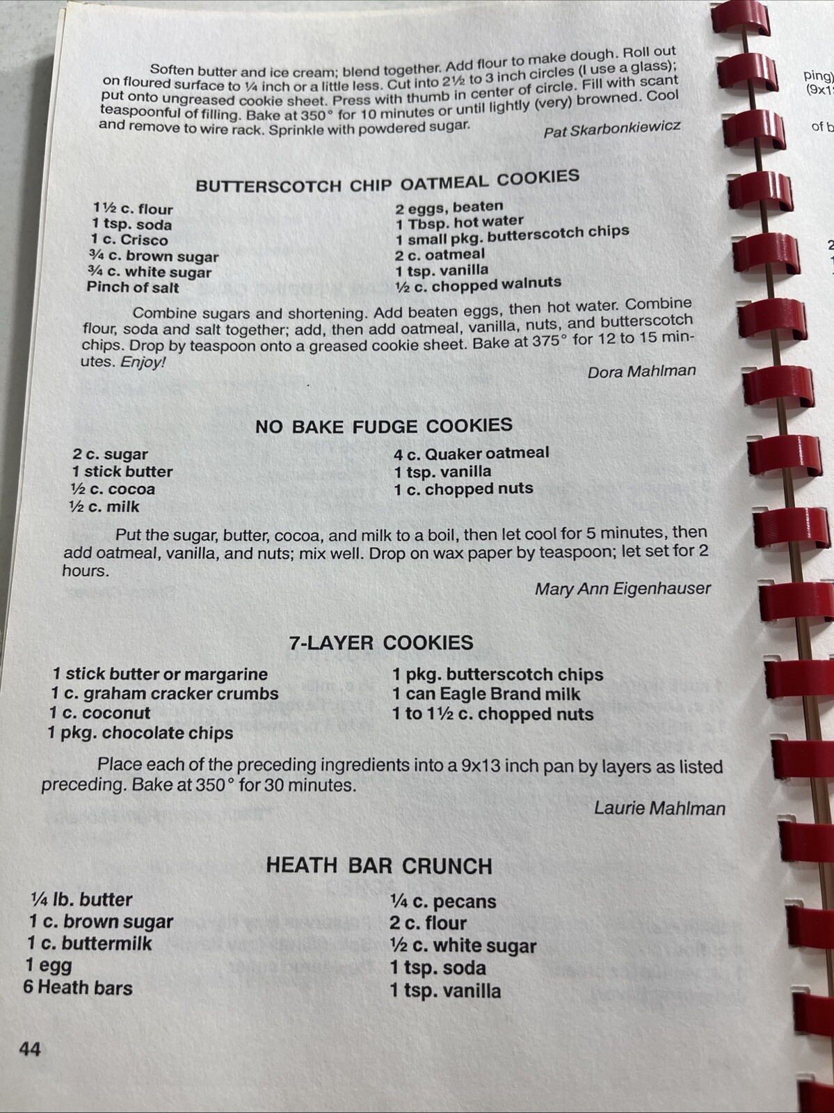 Carpentersville IL Illinois cookbook School Bus Drivers Czech Bohemian Kolaches
