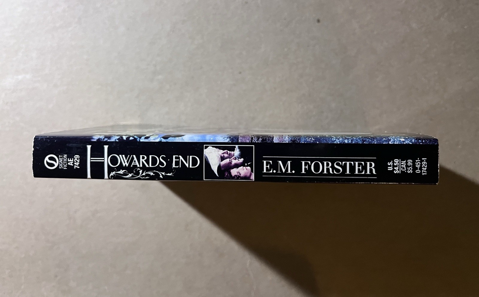 HOWARDS END by E. M. Forster 1992 Signet paperback MOVIE TIE IN