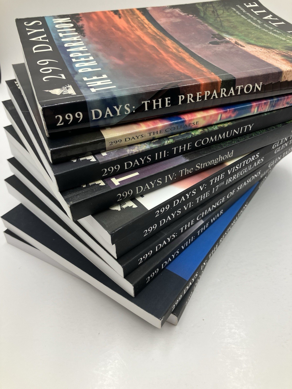 Lot of 10 Glen Tate 299 Days Series Paperbacks Prepper Thrillers Government
