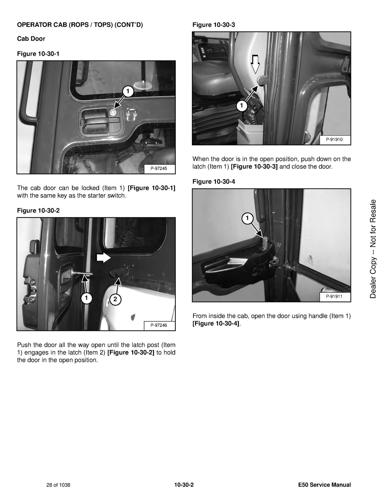 BOBCAT E50 Compact Excavator Service Manual 2019, SECURED, COVERING, XL FOLDOUTS