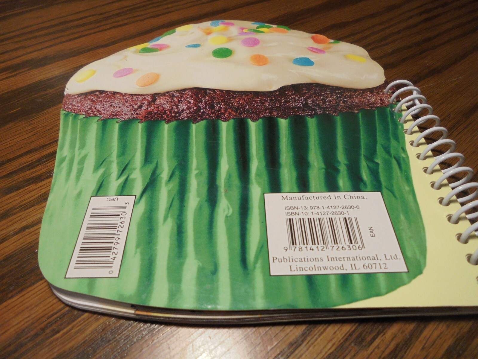 Cupcakes & Muffins 2005 Recipe Board Book Collectible Spiral Bound Cooking L25