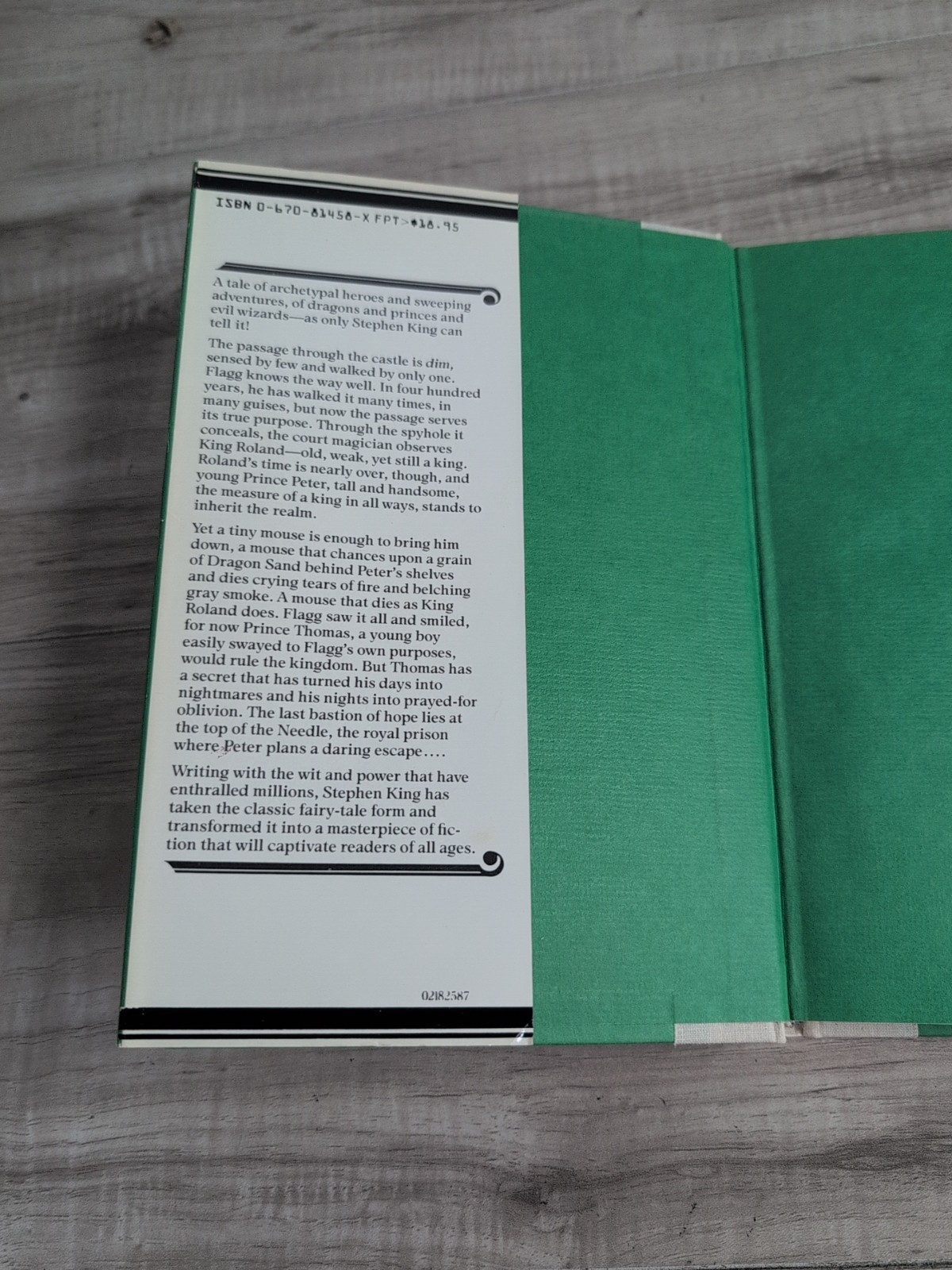 The Eyes of the Dragon by Stephen King 1987 hardback Viking Illustrated 1st Edit