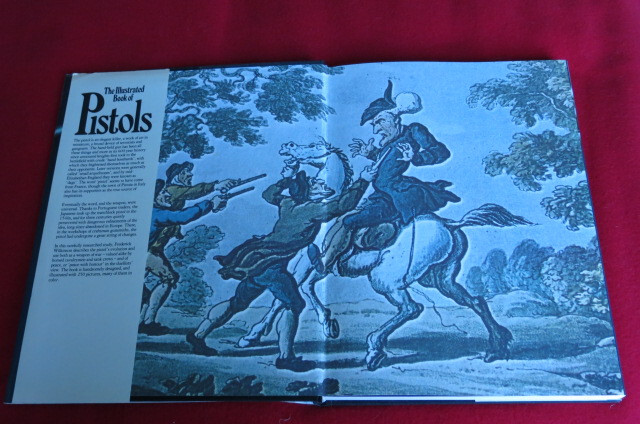 The Illustrated Book Of Pistols Hardcover Frederick Wilkinson191 Pages Nice Cond