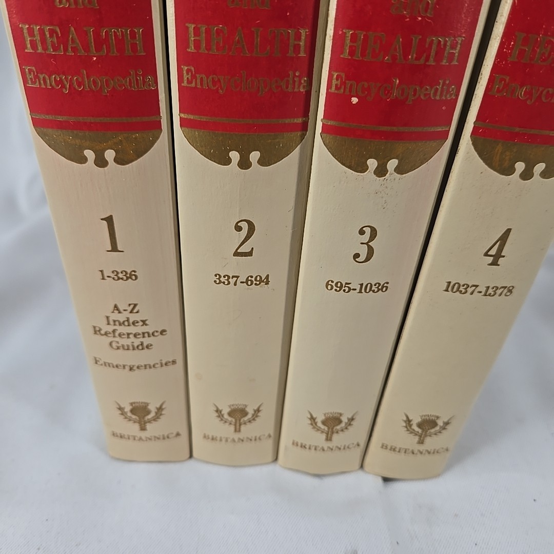 1982 Vintage – The New Complete Medical and Health Encyclopedia Four Volume Set