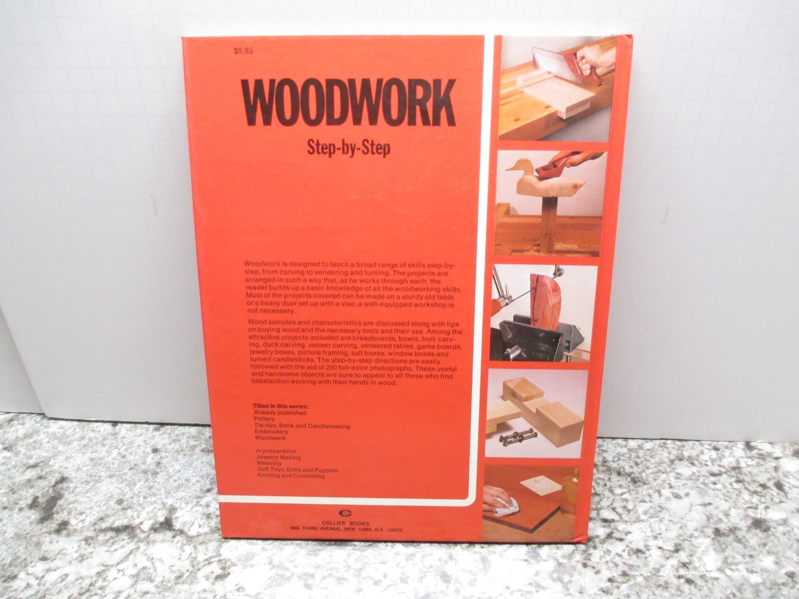 Woodwork Step-by-Step – Collier Books – 1976 Hard Cover