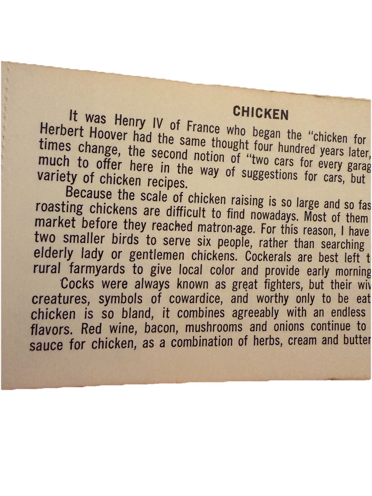 Vintage 1972 Potpourri Press “Chicken” Cookbook Mailer Retro Recipe Ephemera MCM